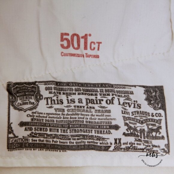 Levi's 501 Distressed Button Fly High Waist Frayed Hem Side Slit Denim Shorts - Picture 12 of 14